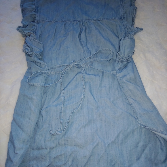 EUC Plus Size Melissa McCarthy Seven7 Button Down Embroidered Denim Top-Size 1X - Picture 15 of 16